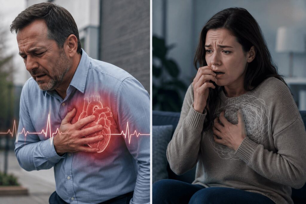 Panic Attacks Vs Heart Attack